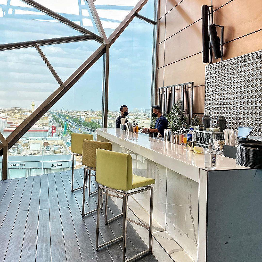 Yauatcha restaurant interior, Riyadh