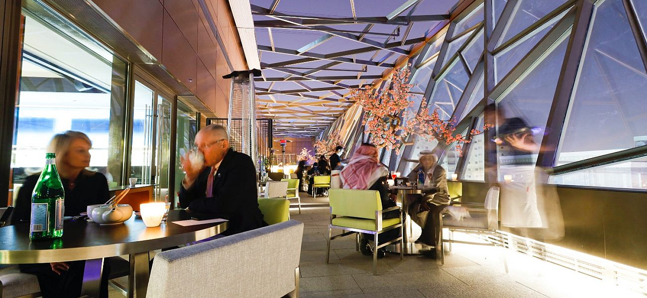 Yauatcha restaurant interior, Riyadh