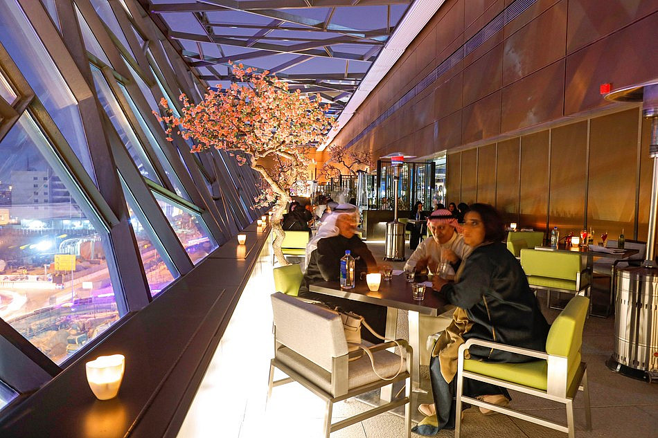 Yauatcha restaurant interior, Riyadh